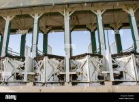 empty-horse-racing-starting-gate-rusting-against-blue-skies-HAD500.jpg