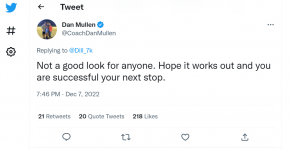 2022-12-07 20_37_41-Dan Mullen on Twitter_ _@Dill_7k Not a good look for anyone. Hope it works...png