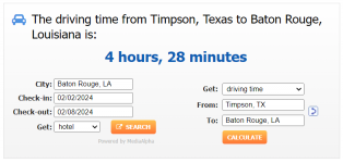 2024-02-01 11_36_47-Driving Time from Timpson, TX to Baton Rouge, LA - Brave.png