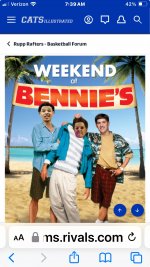 Weekend at Bennie's  Kentucky Wildcats fan forums - CatsIllustrated.jpeg
