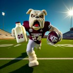 DALL·E 2024-10-15 08.58.57 - A dynamic scene of the Mississippi State University bulldog masc...jpeg