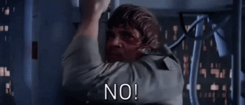 Luke Skywalker Nooo.gif